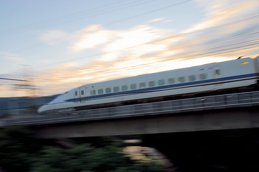 新幹線流し撮り