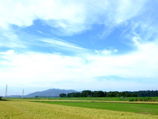 青空と筑波山、そして・・・