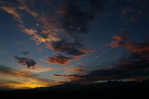 朝から忙しい雲たち