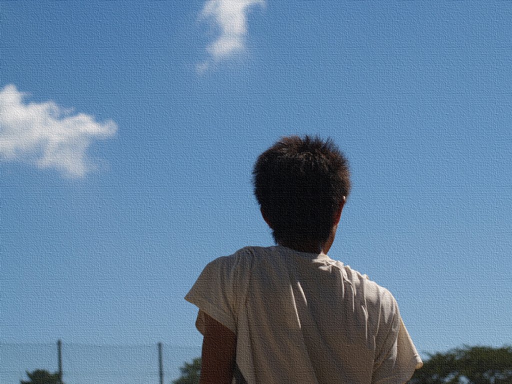 青春の後姿