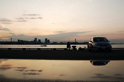港・朝風景