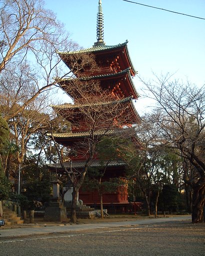 中山法華経寺　五重の塔