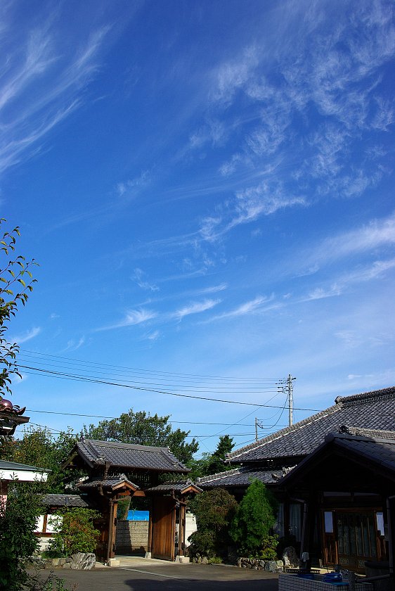 秋晴れ・・・