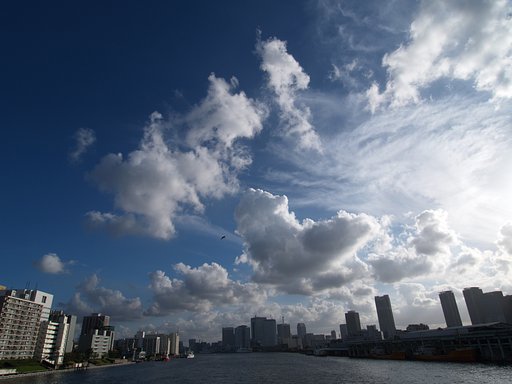 台風の影響・・・