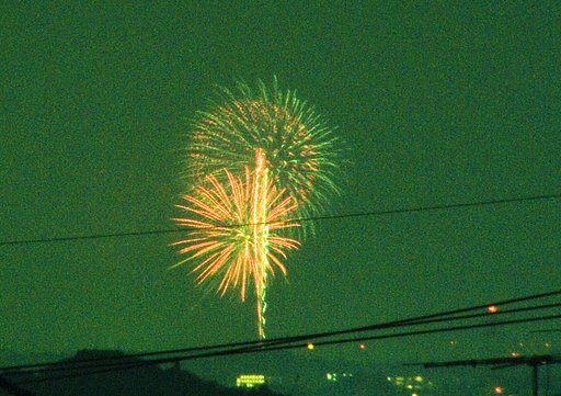20km遠方の花火