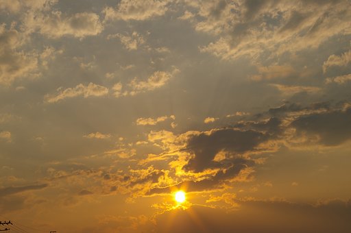 地球温暖化の空