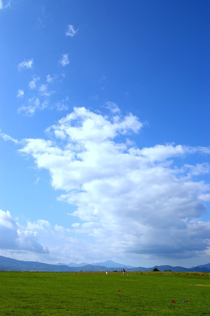青い空、そして、白い雲・・・
