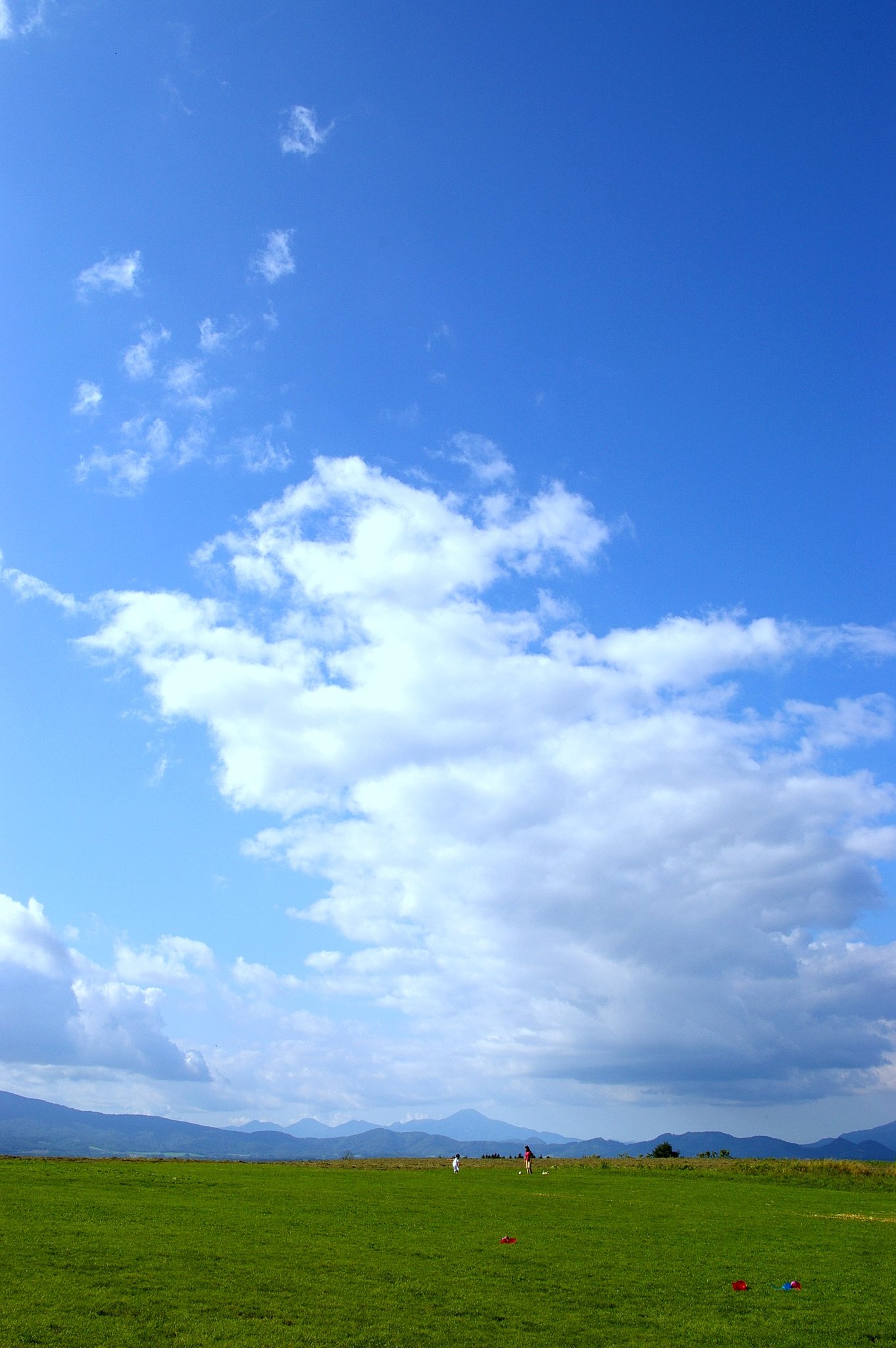 青い空、そして、白い雲・・・