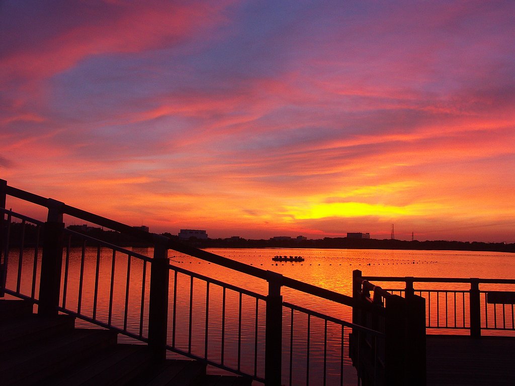 夕焼け…