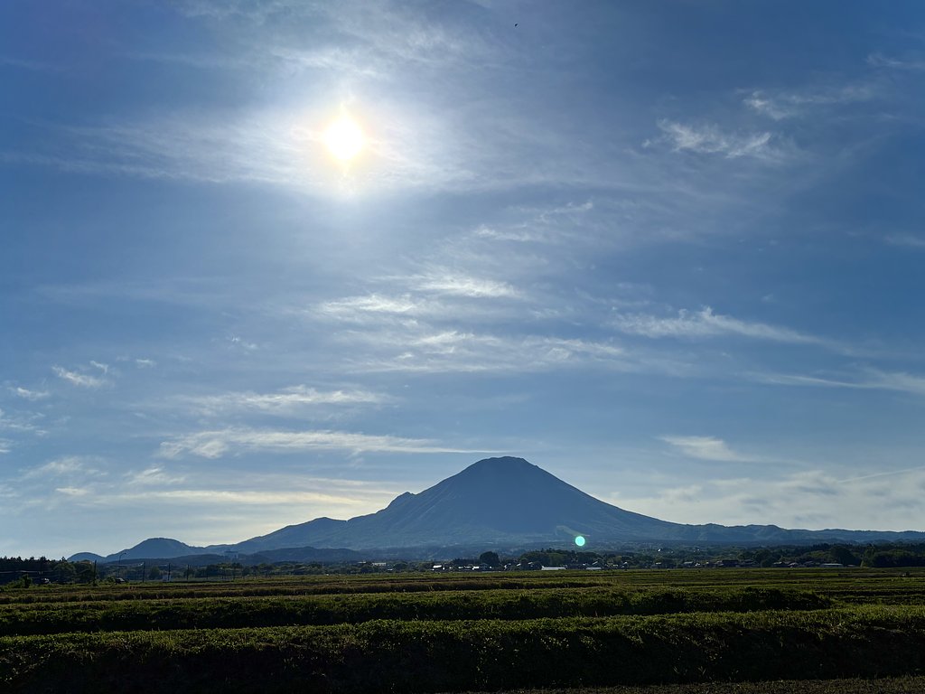 早朝の大山
