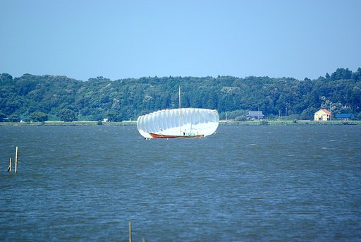 霞ヶ浦名物ワカサギ漁・・・