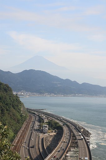 富士を望む