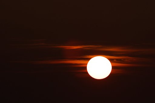 最北の地の夕日