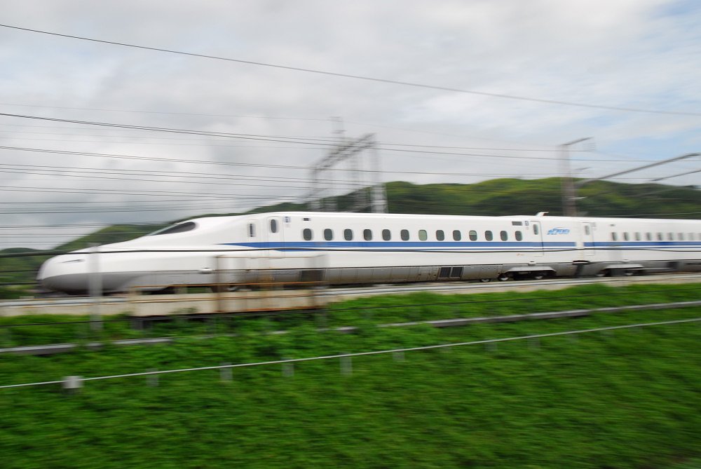 新幹線N700流し撮り