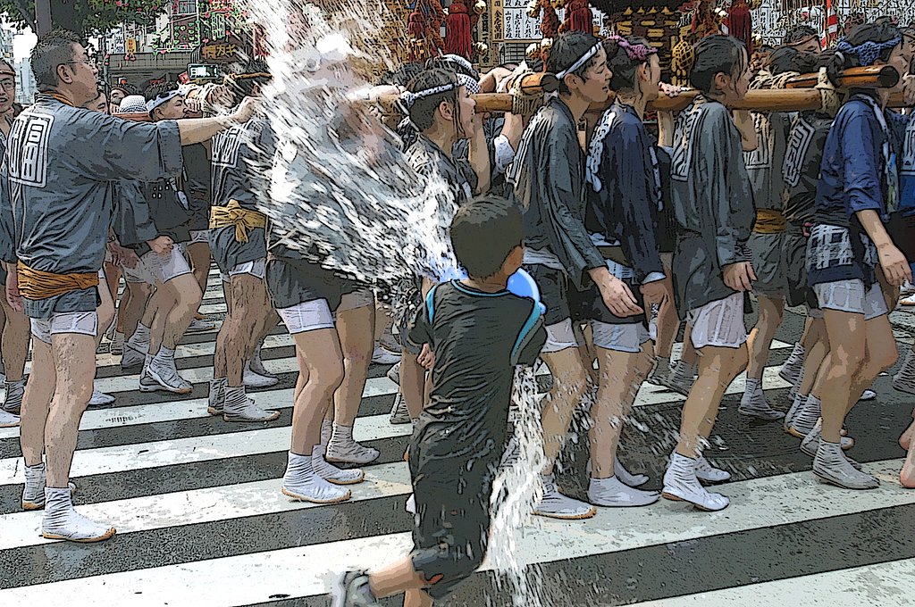 水かけ祭2