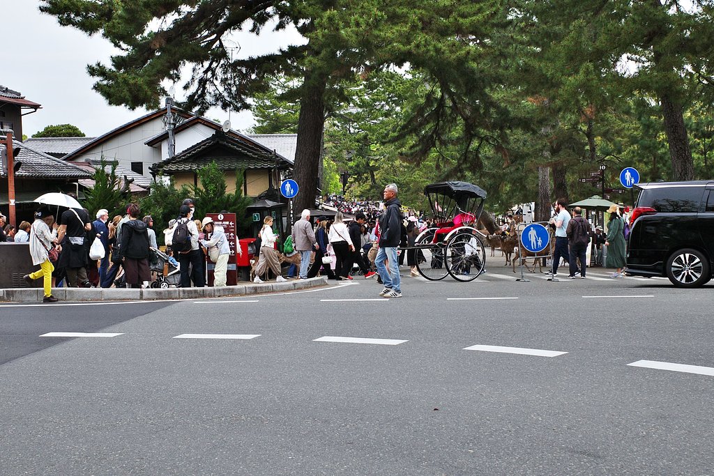 大仏前交差点付近