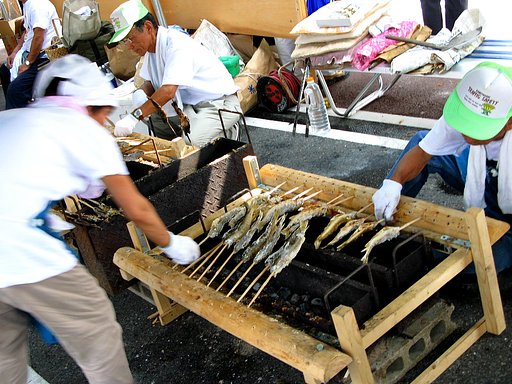【食】　いわなの塩焼き