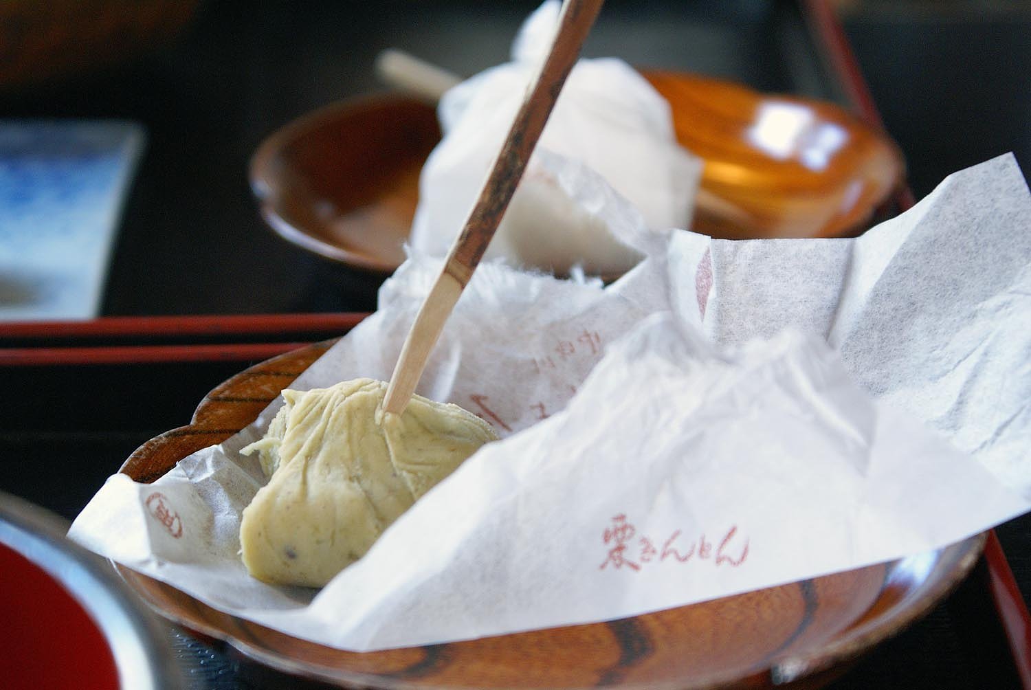 【食】　栗きんとんの季節