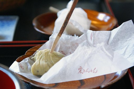 【食】　栗きんとんの季節