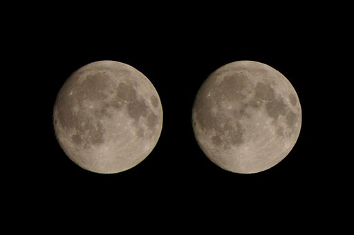 月１号と月２号
