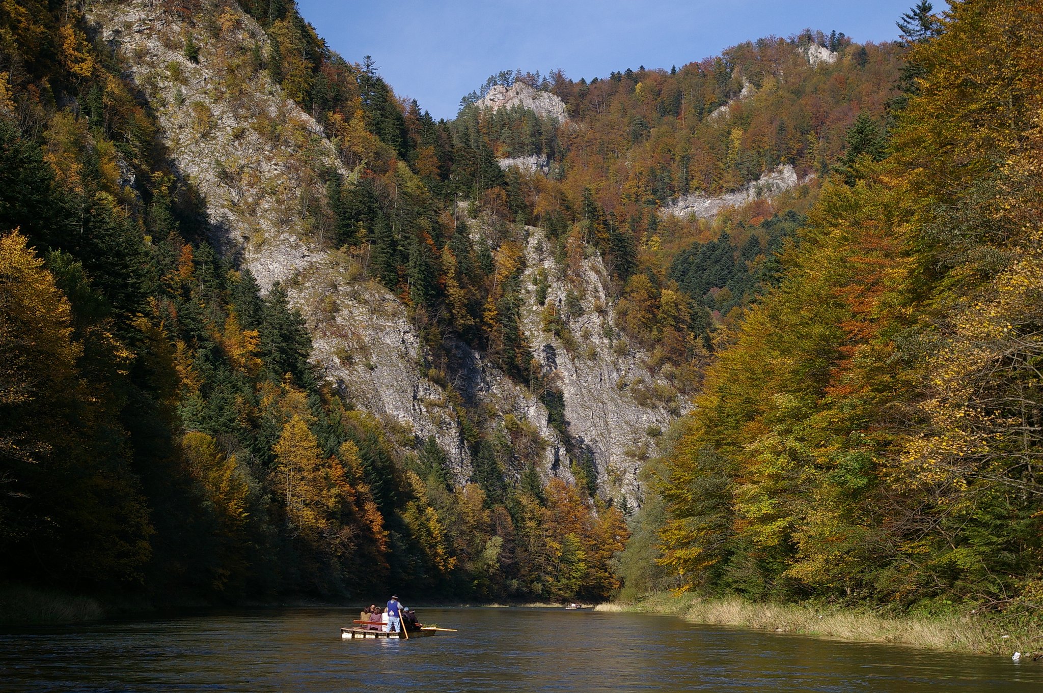 River Dunajec, mountains Pieniny