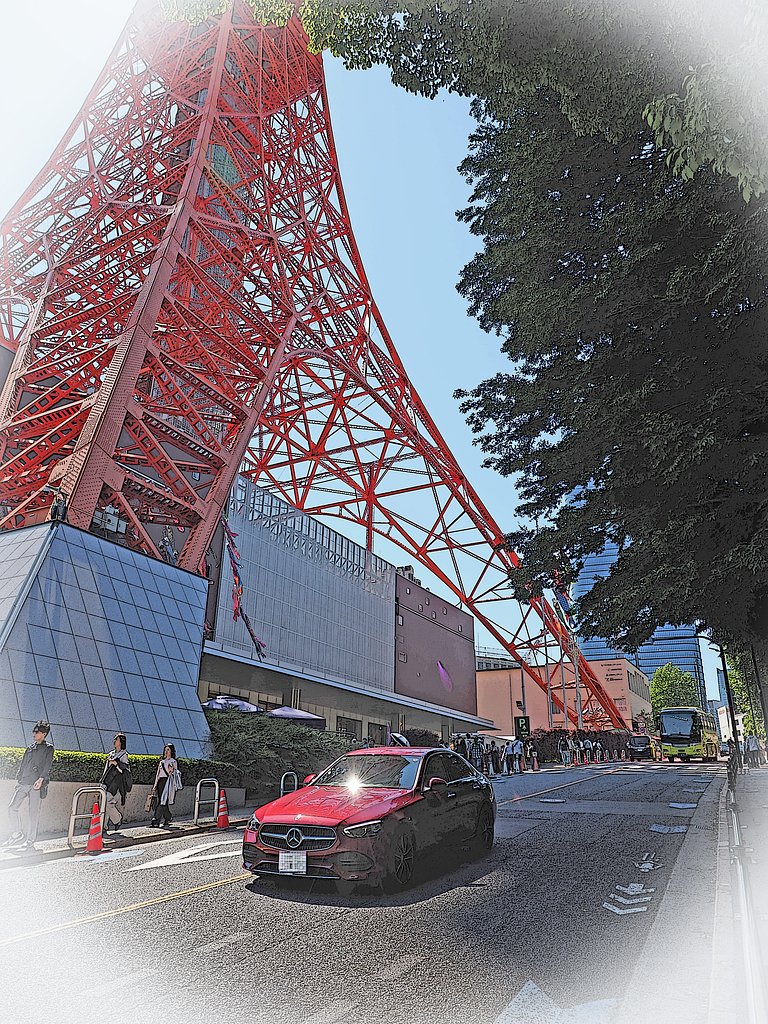 坂のある風景～東京タワー～