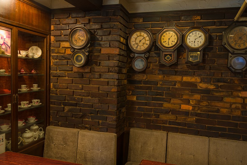 古時計の喫茶店