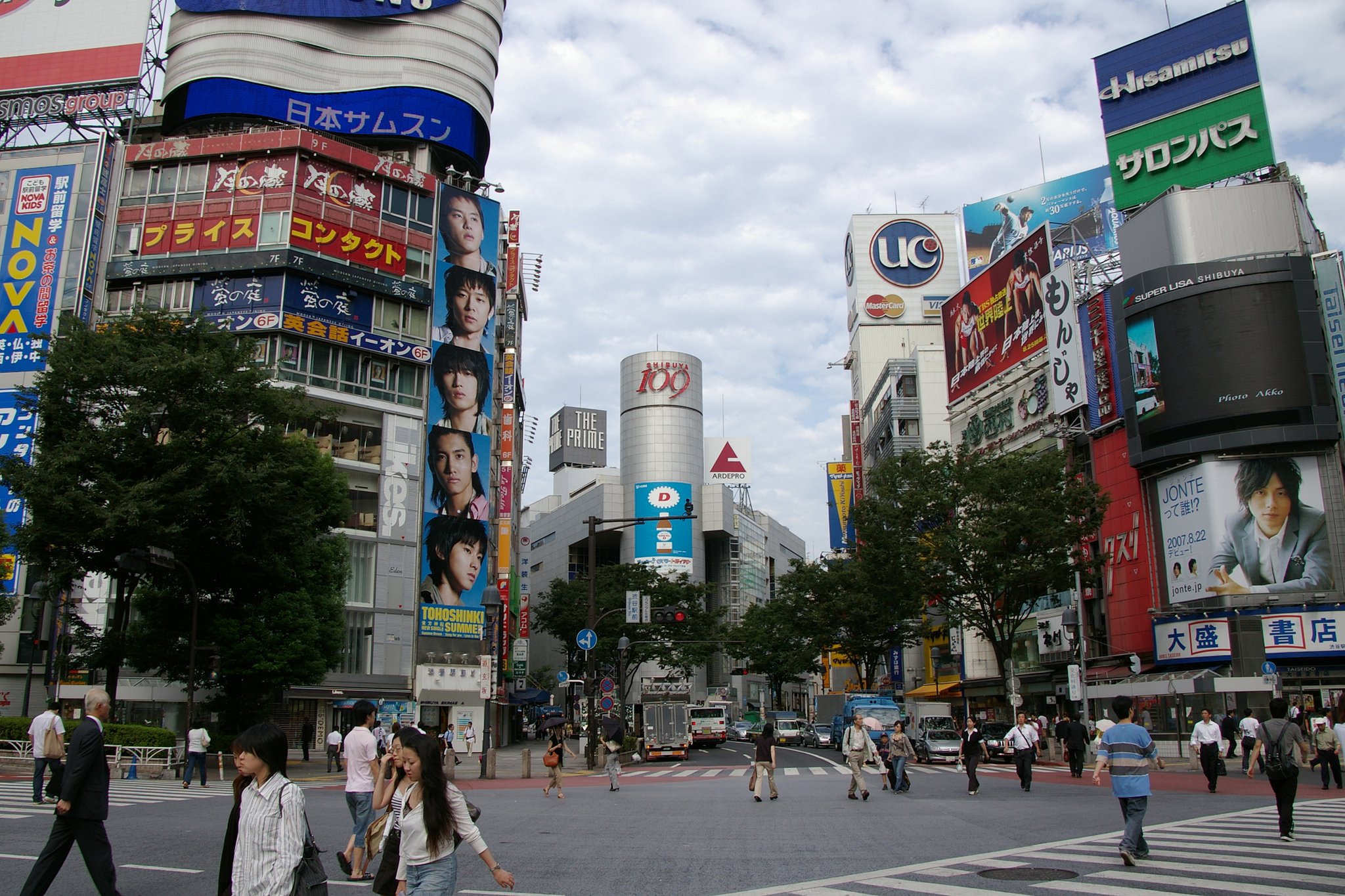 渋谷駅前の顔