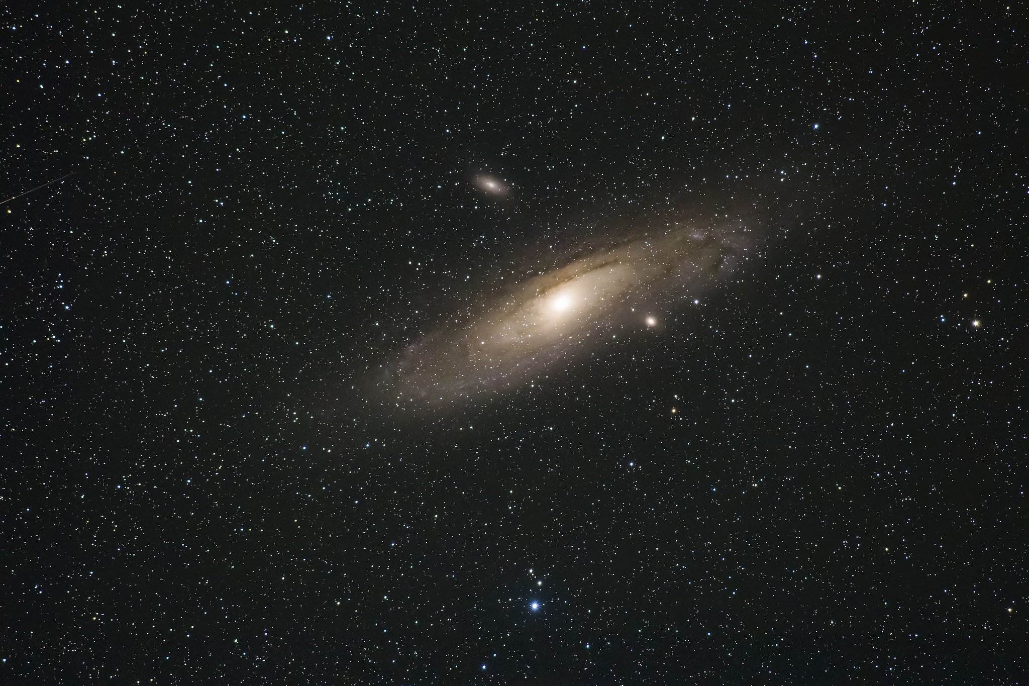 定番のアンドロメダ星雲