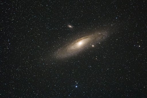 定番のアンドロメダ星雲