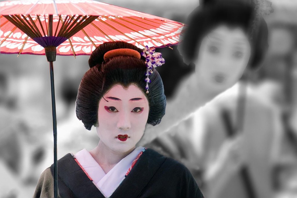 暑い日の役者さん