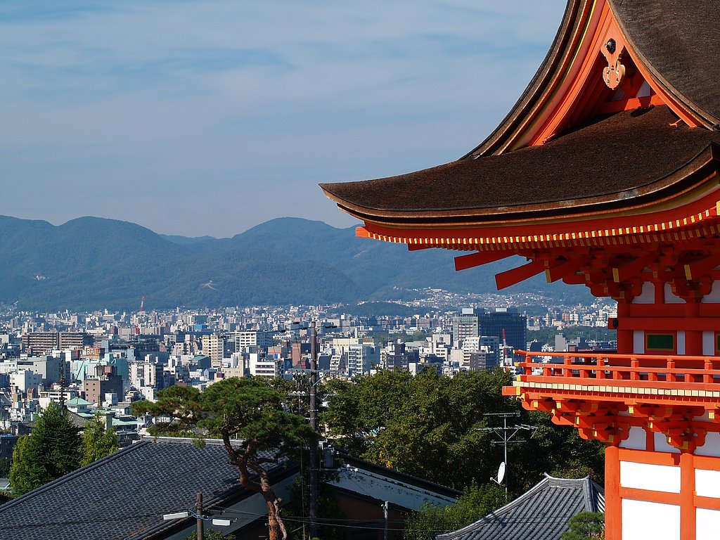 清水寺から