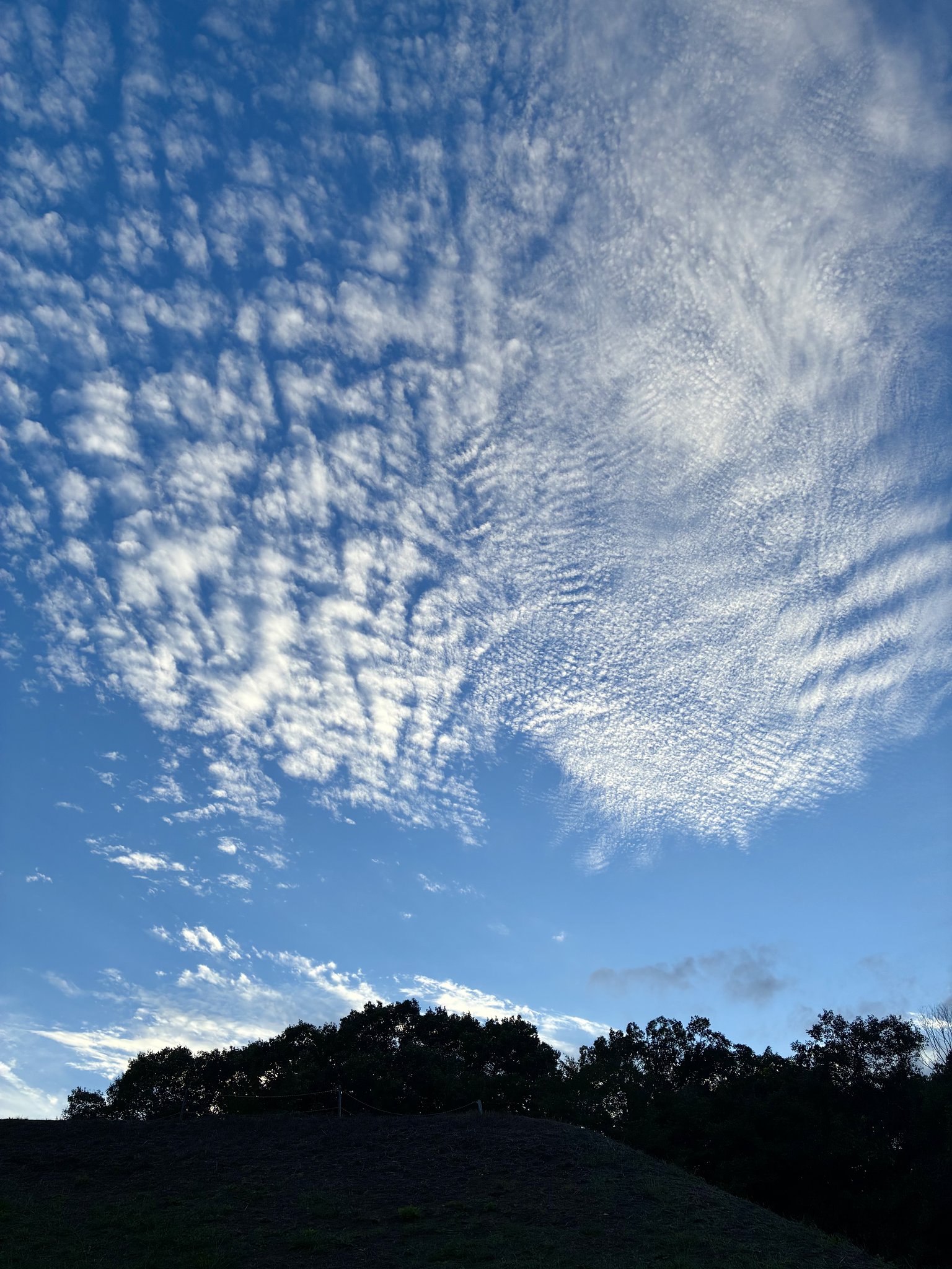 9月の夕雲