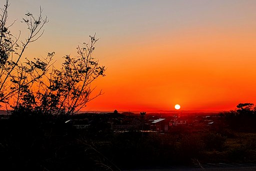 夕日