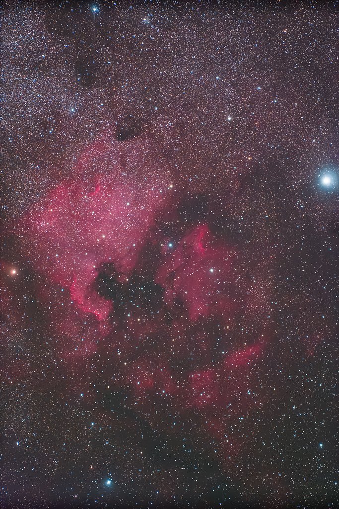 北アメリカ星雲と、ペリカン星雲