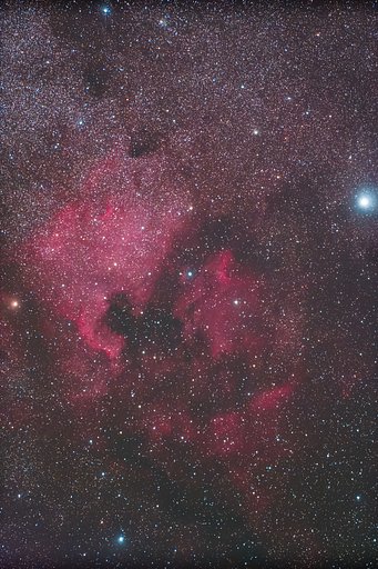 北アメリカ星雲と、ペリカン星雲