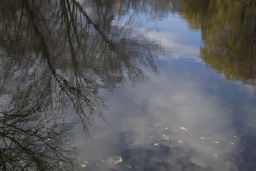 Sky in water