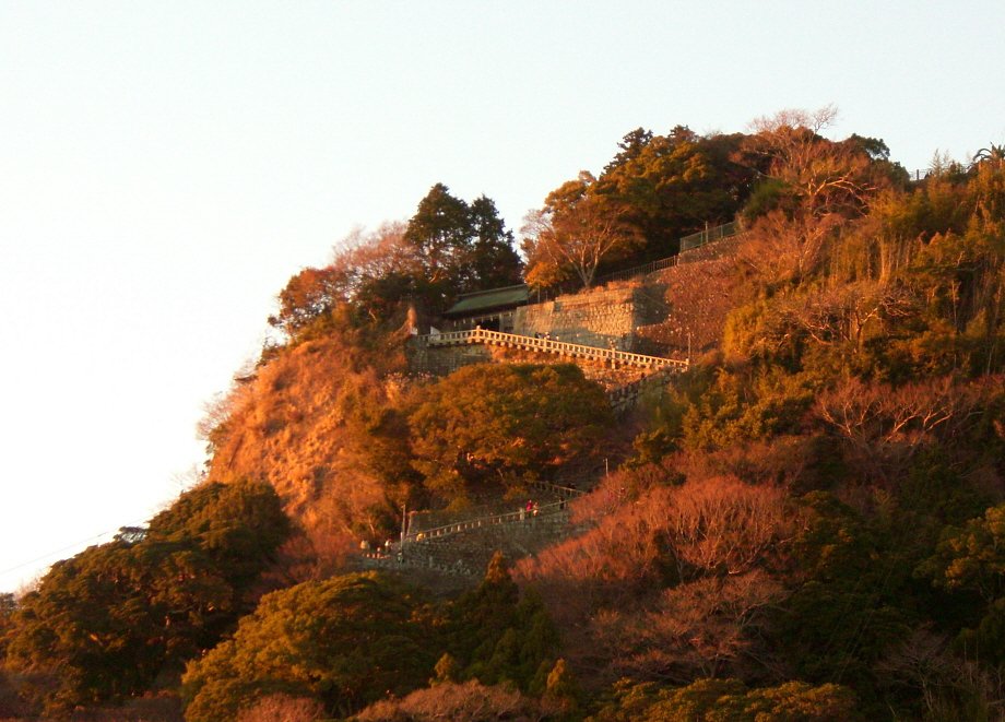 久能山夕景