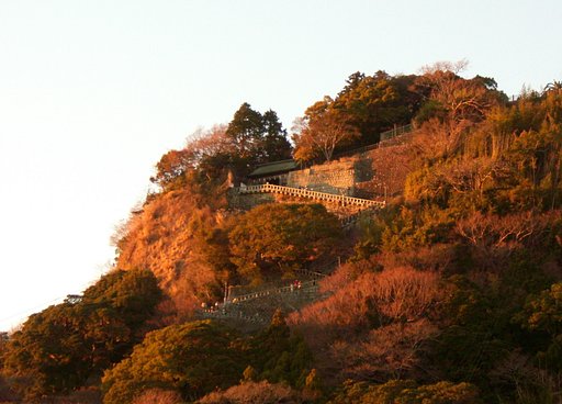 久能山夕景