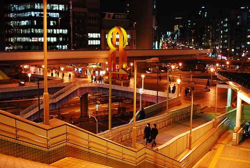 上野駅前歩道橋