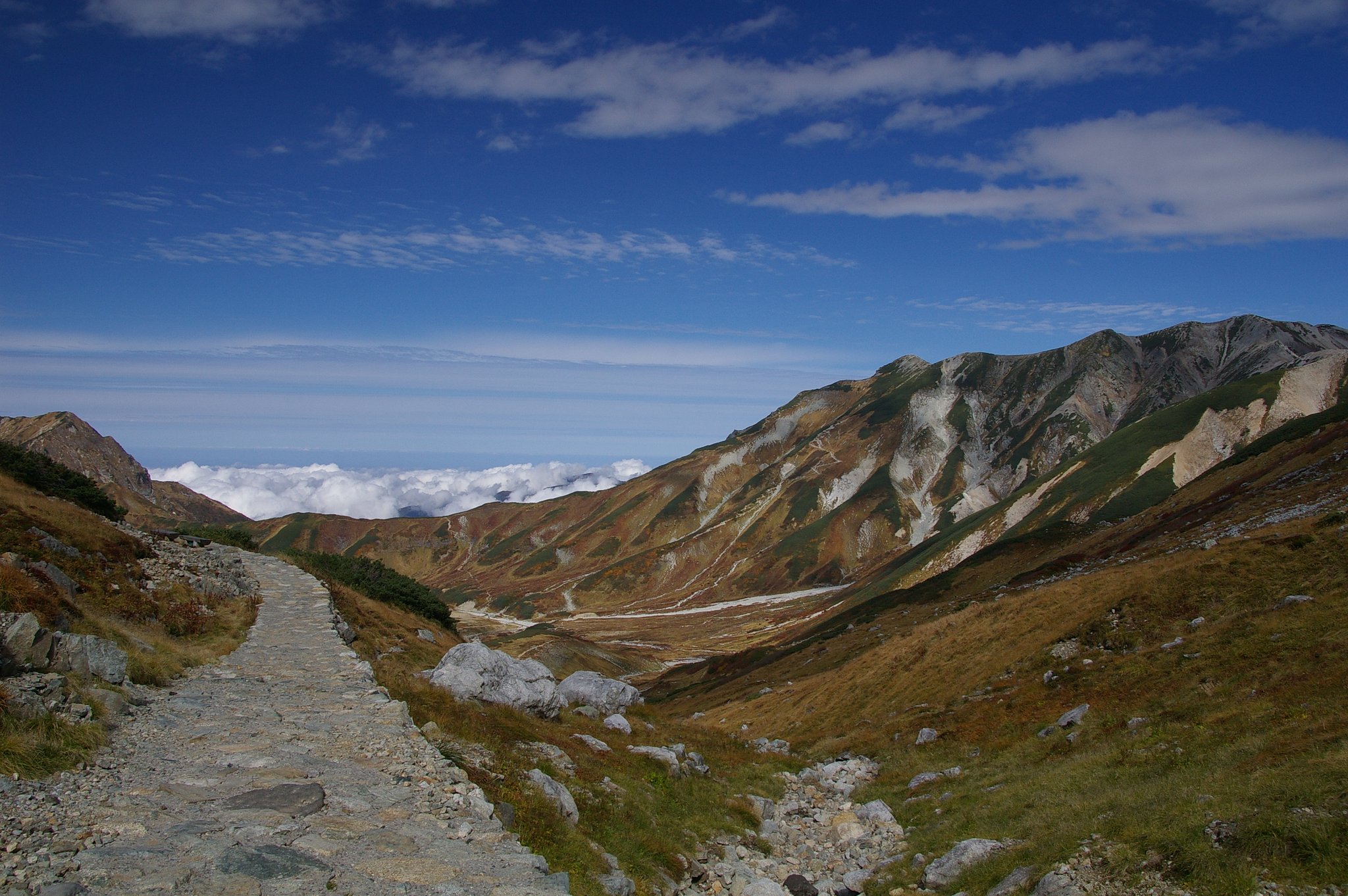 立山連峰と雲海