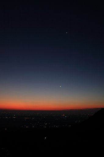 月と星とグラデ