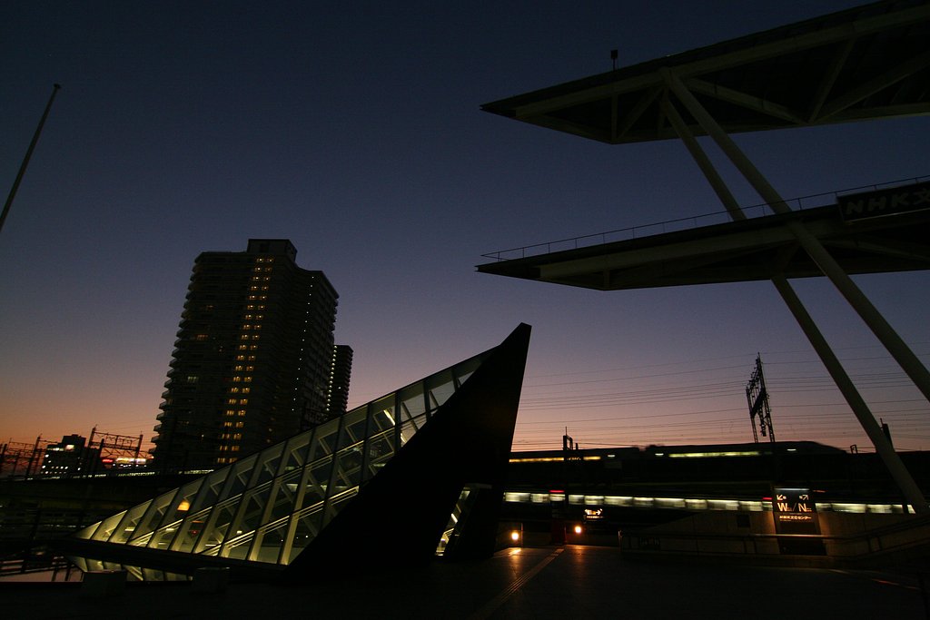 １２月初旬の夕景