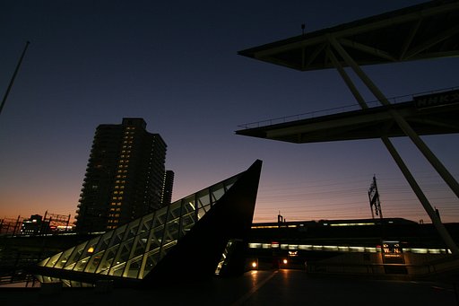 １２月初旬の夕景