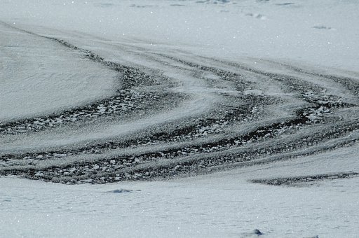 砂と雪の風紋