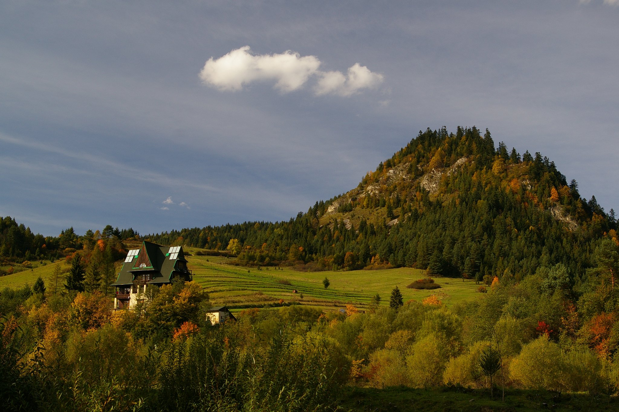 House in mountains