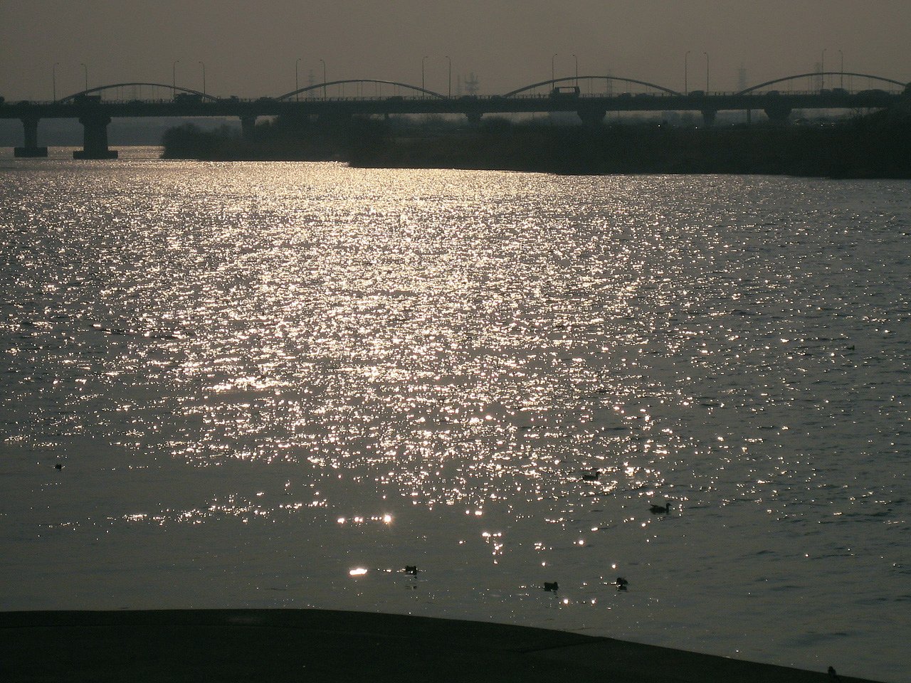 春の夕暮れ