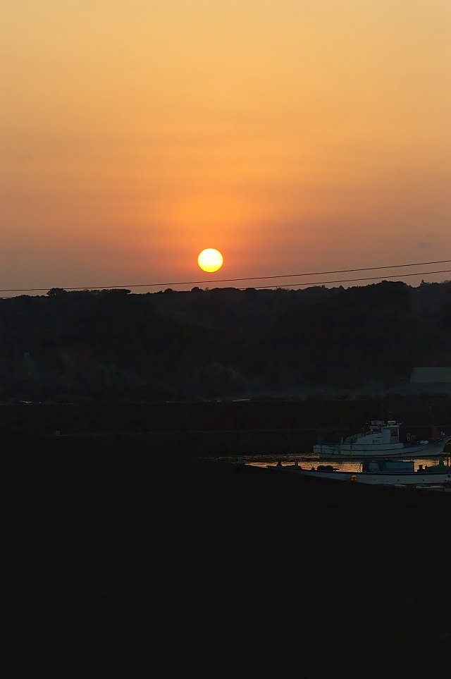 国崎の夕景