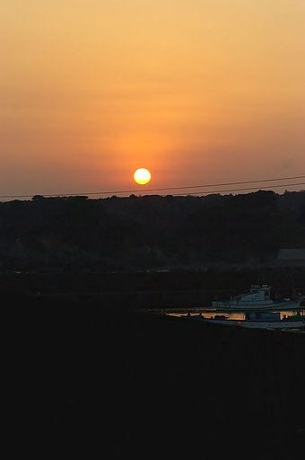 国崎の夕景