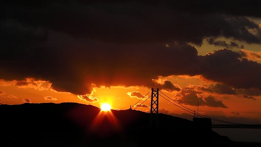 初夕日
